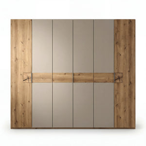 Drehtürenschrank inkl. Zusatzausstattung, Carano, 6-türig, 301x223x61 cm