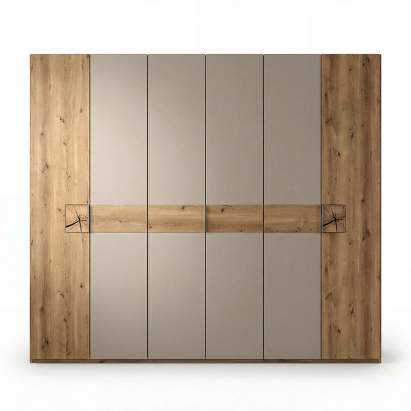 Drehtürenschrank inkl. Zusatzausstattung, Carano, 6-türig, 301x223x61 cm