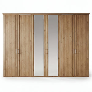 Drehtürenschrank, Valis, 6-türig, 300x216x58 cm