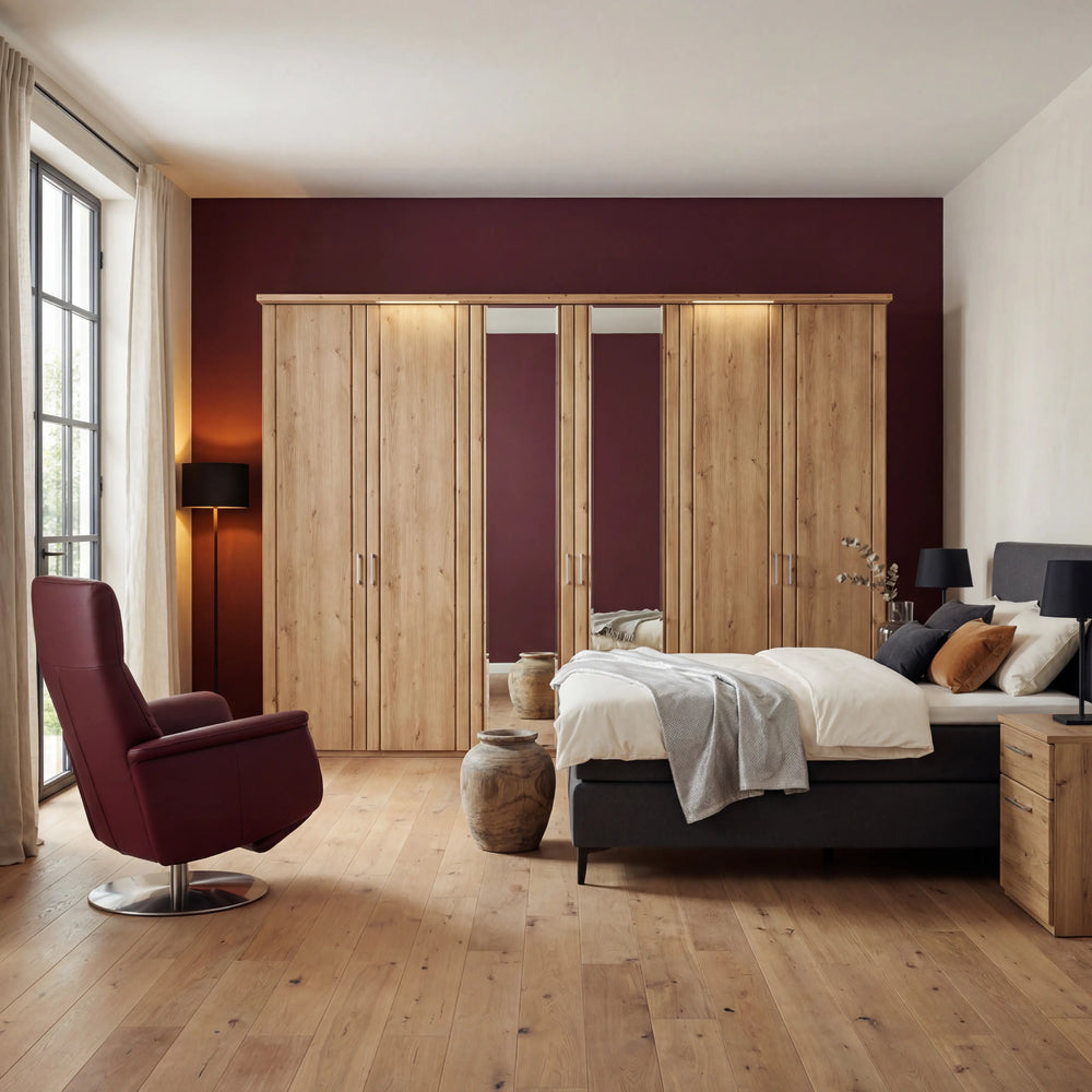 Drehtürenschrank, Valis, 6-türig, 300x216x58 cm