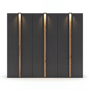 Drehtürenschrank, Luz, 6-türig, 300x216x58 cm