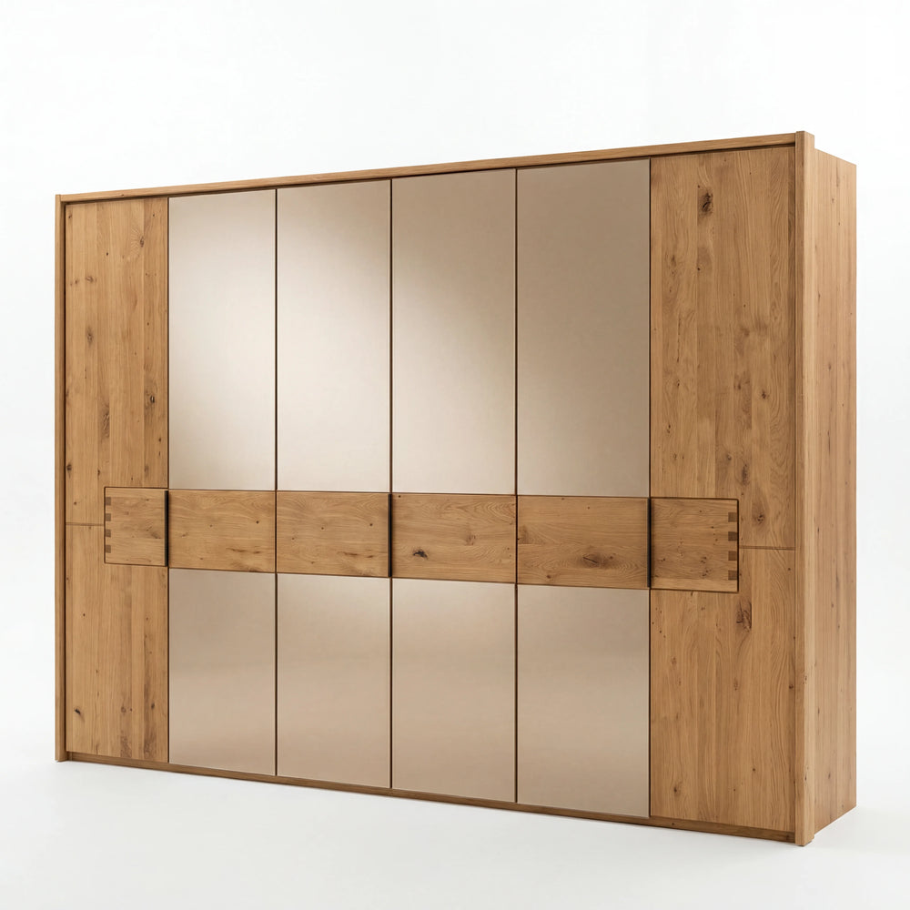 Drehtürenschrank inkl. Zusatzausstattung, Kufstein, 6-türig, 296x223x62 cm