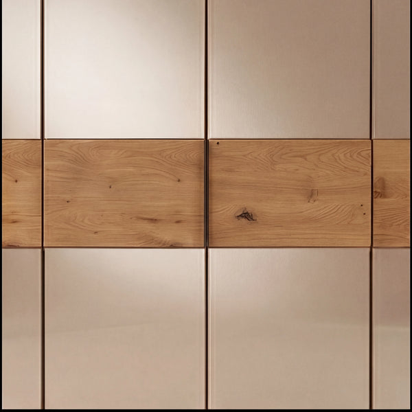 Drehtürenschrank inkl. Zusatzausstattung, Kufstein, 6-türig, 296x223x62 cm