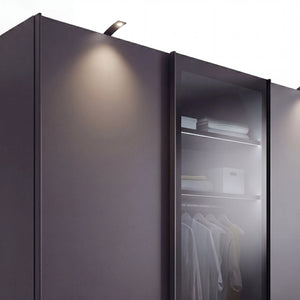 Schwebetürenschrank inkl. Zusatzausstattung, Dubai, 3-türig, 300x217x67 cm