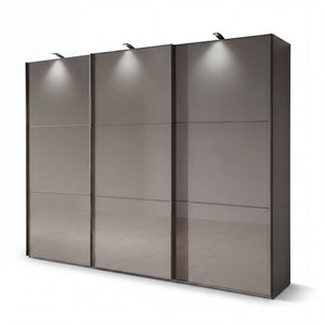 Schwebetürenschrank inkl. Zusatzausstattung, Phönix, 3-türig, 300x236x67 cm