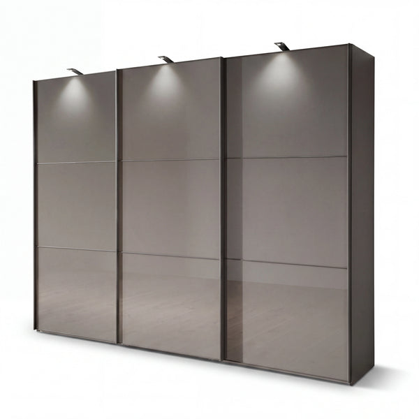 Schwebetürenschrank inkl. Zusatzausstattung, Phönix, 3-türig, 300x236x67 cm