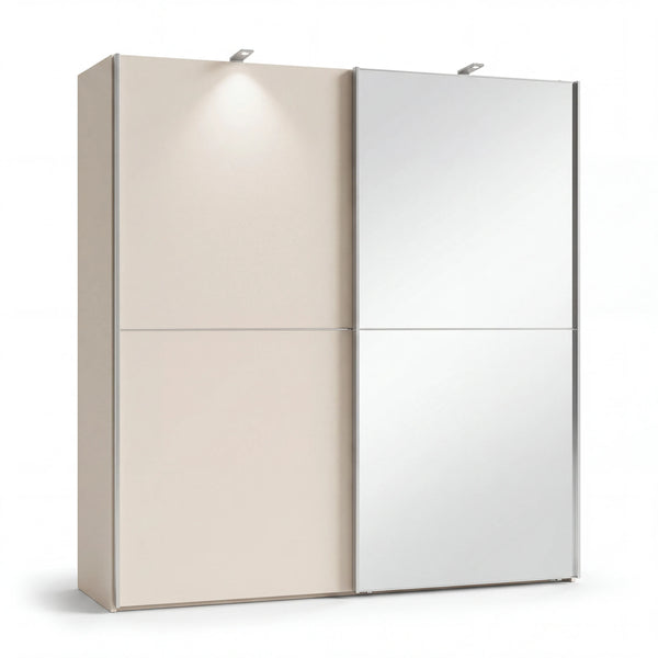 Schwebetürenschrank inkl. Zusatzausstattung, Phönix, 2-türig, 200x217x67 cm