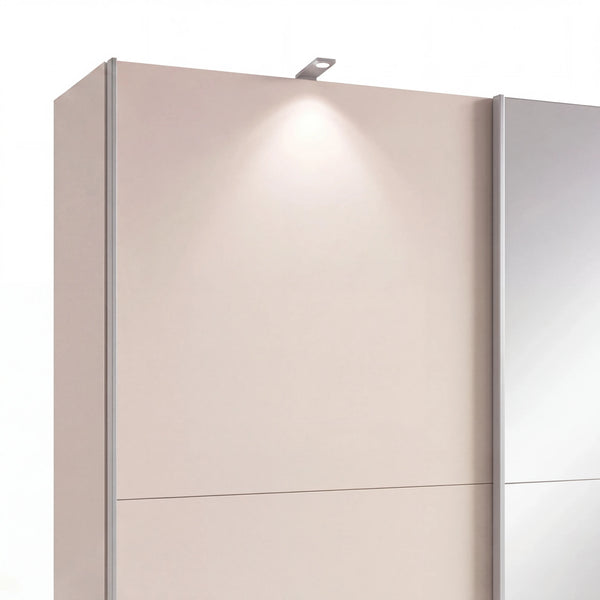 Schwebetürenschrank inkl. Zusatzausstattung, Phönix, 2-türig, 200x217x67 cm