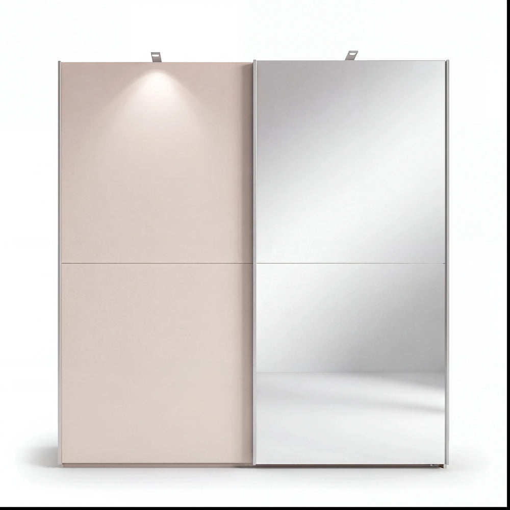 Schwebetürenschrank inkl. Zusatzausstattung, Phönix, 2-türig, 200x217x67 cm