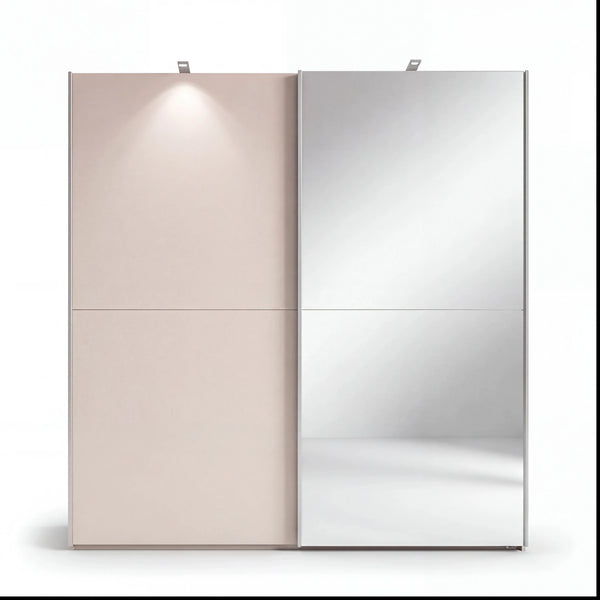 Schwebetürenschrank inkl. Zusatzausstattung, Phönix, 2-türig, 200x217x67 cm
