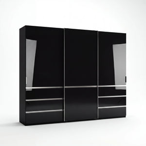 Schwebetürenschrank, Tunis, 3-türig, 300x236x67 cm