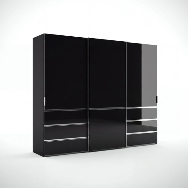 Schwebetürenschrank, Tunis, 3-türig, 300x236x67 cm