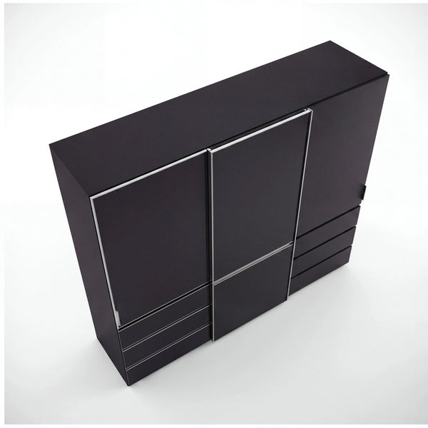 Schwebetürenschrank, Tunis, 3-türig, 300x236x67 cm