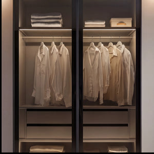 Schwebetürenschrank inkl. Zusatzausstattung, Dubai, 4-türig, 300x236x67 cm