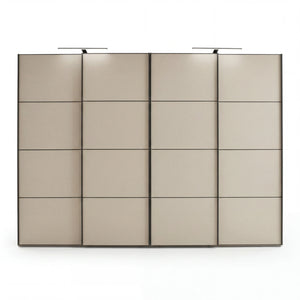 Schwebetürenschrank inkl. Zusatzausstattung, Phönix, 4-türig, 330x236x67 cm