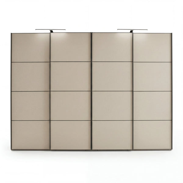 Schwebetürenschrank inkl. Zusatzausstattung, Phönix, 4-türig, 330x236x67 cm