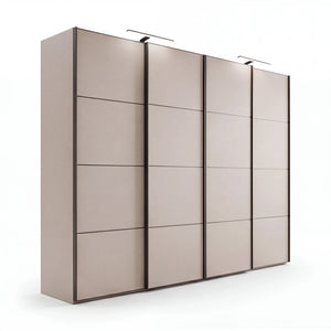 Schwebetürenschrank inkl. Zusatzausstattung, Phönix, 4-türig, 330x236x67 cm