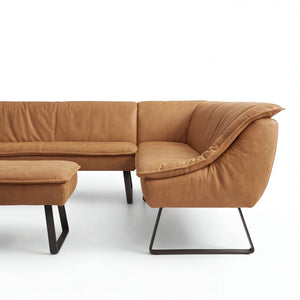 Eckbank, Alino, Leder A-India-Sun