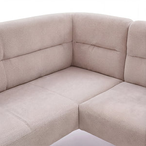 Eckbank, Conny, Cord Rebel cream