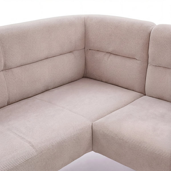 Eckbank, Conny, Cord Rebel cream