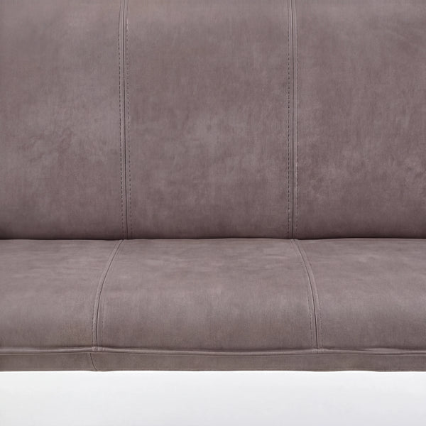 Design-Einzelbank, Solo, Microfaser Gavin silver