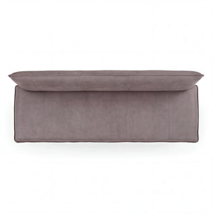 Design-Einzelbank, Solo, Microfaser Gavin silver