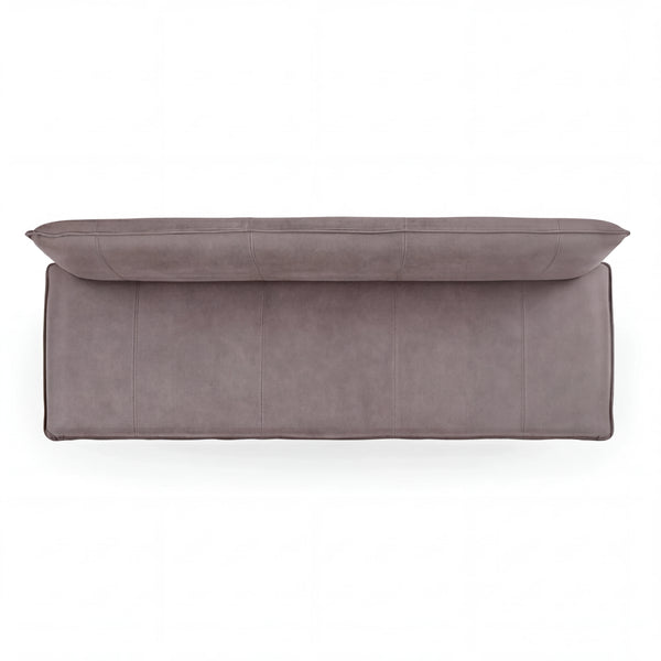 Design-Einzelbank, Solo, Microfaser Gavin silver