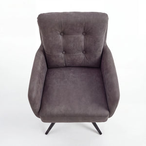 Polsterstuhl, Ella, Microfaser Cowboy grey