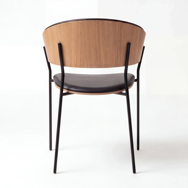 Stuhl, Crib, Kunstleder raven schwarz faux