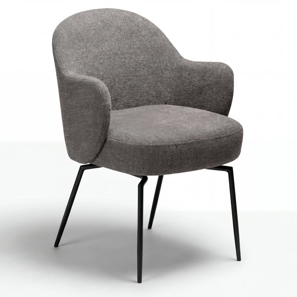 Stuhl inkl. Drehfunktion, Bae, pebble earth bouclé