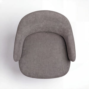 Stuhl inkl. Drehfunktion, Bae, pebble earth bouclé