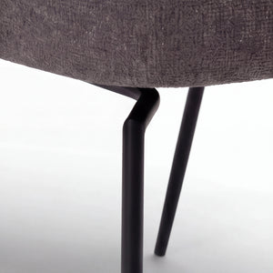 Stuhl inkl. Drehfunktion, Bae, pebble earth bouclé