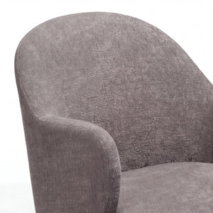 Stuhl inkl. Drehfunktion, Bae, pebble earth bouclé