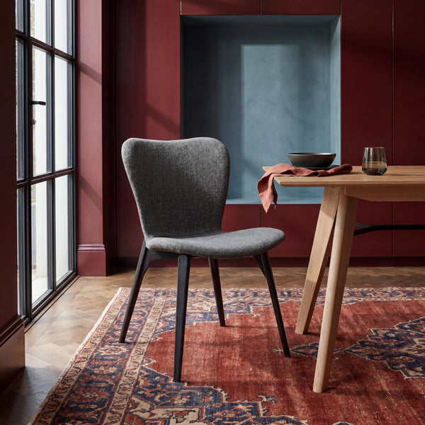 Stuhl, pebble grau bouclé