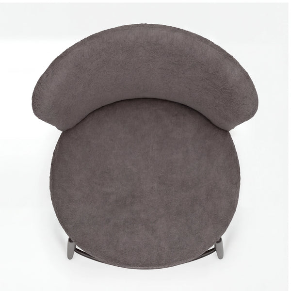 Thekenstuhl, Orbit, stone Pres Bouclé (anthrazit)