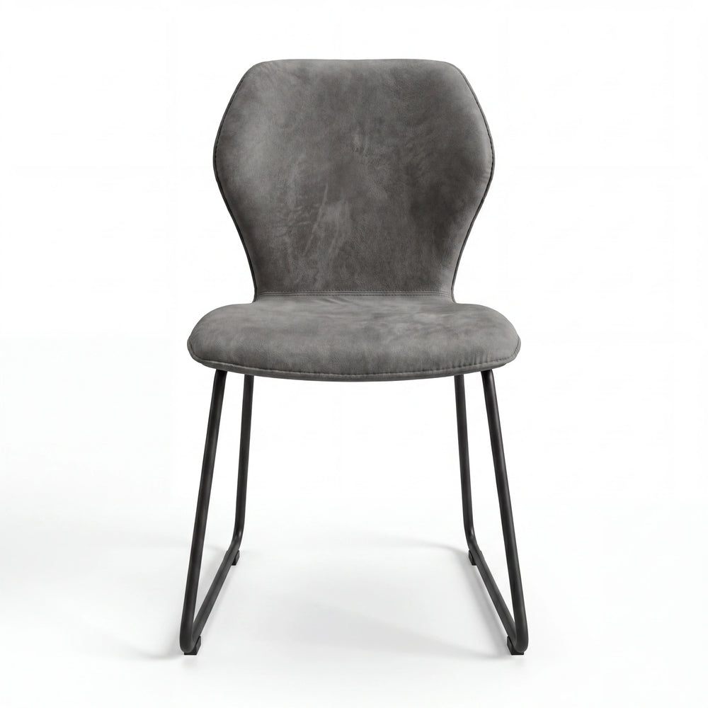 Design-Stuhl, aus Microfaser Aberdeen stone