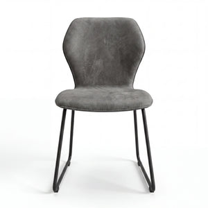 Design-Stuhl, aus Microfaser Aberdeen stone