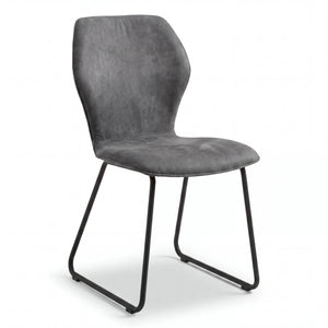 Design-Stuhl, aus Microfaser Aberdeen stone