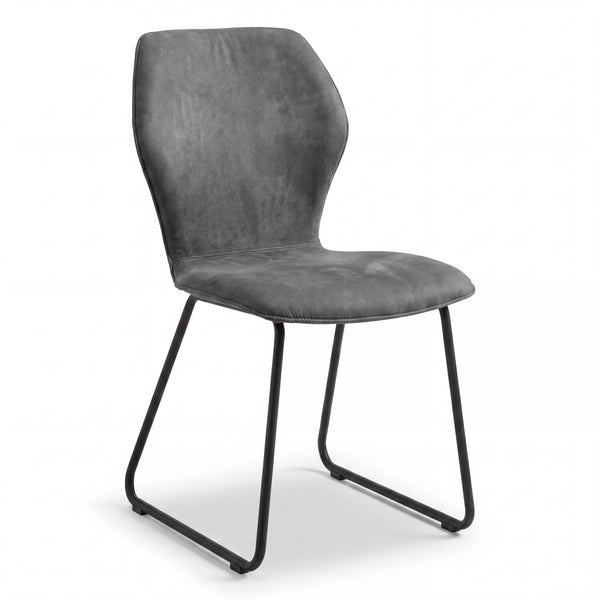Design-Stuhl, aus Microfaser Aberdeen stone