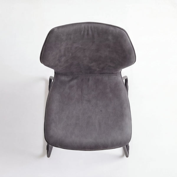 Design-Stuhl, aus Microfaser Aberdeen stone