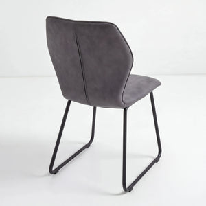 Design-Stuhl, aus Microfaser Aberdeen stone