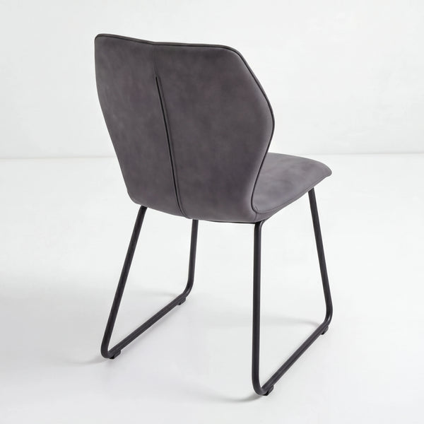 Design-Stuhl, aus Microfaser Aberdeen stone