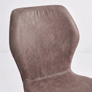 Design-Stuhl aus Microfaser Aberdeen mocca