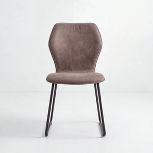 Design-Stuhl aus Microfaser Aberdeen mocca