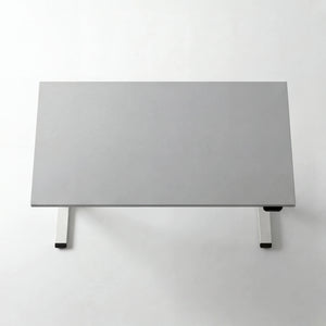 Schreibtisch höhenverstellbar Elisa, 120x60 cm, Platinium weiß