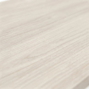 Schreibtisch höhenverstellbar Elisa, 140x70 cm, Acacia Light schwarz
