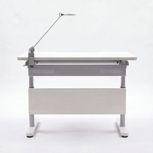 Schreibtisch Santana, Schiefergrau, 120x70 cm, Kurbel