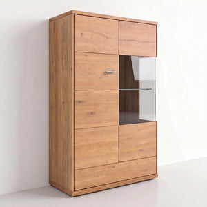Wohnwand Rimini mit Highboard und Vitrine