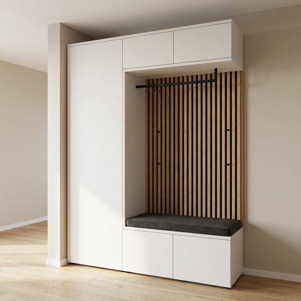Garderobe, 25153, Wildeiche, 157,2x233 cm