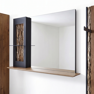 Garderobe inkl. Beleuchtung, Runa 8440, Kerneiche Natur, 217x196 cm